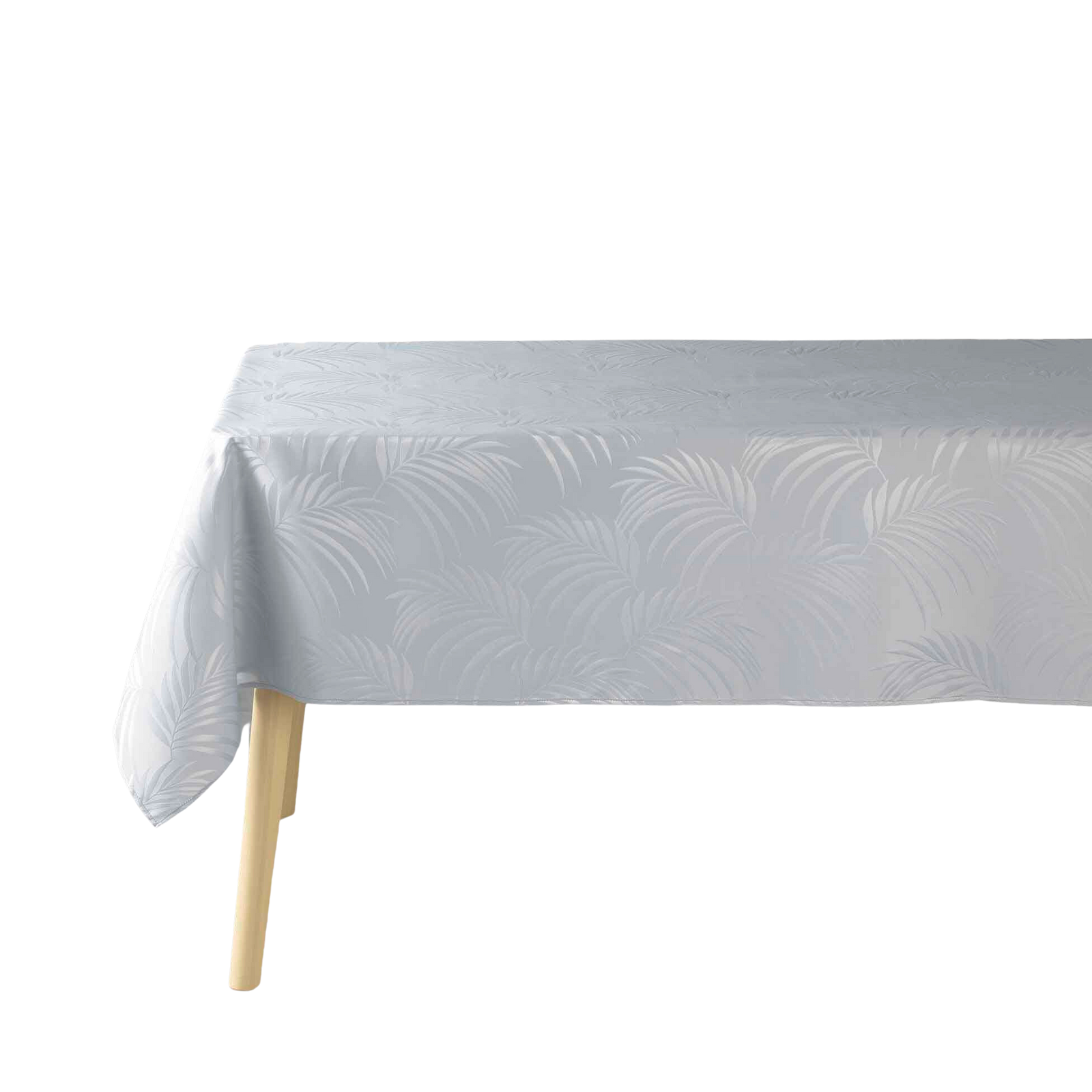 Douceur d'intérieur Žakárový ubrus PLUMETTE, obdélníkový, šedý, 140 x 240 cm šedá