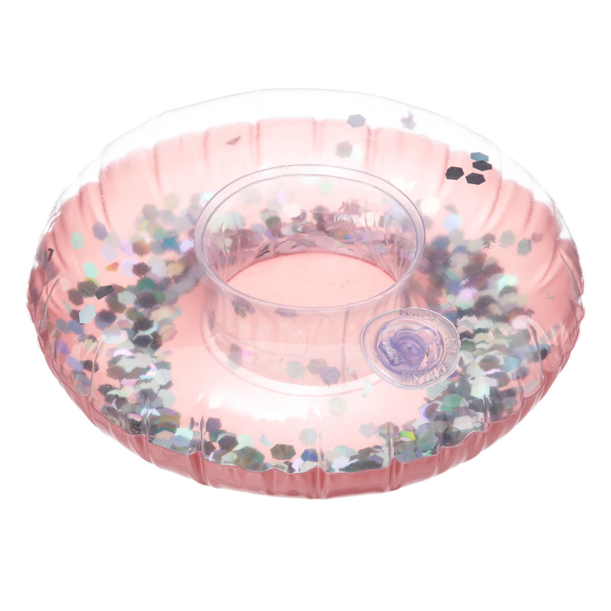 Plovoucí bar do bazénu pro nápoje, Ø 17 cm, růžový kruh, INTEX růžový