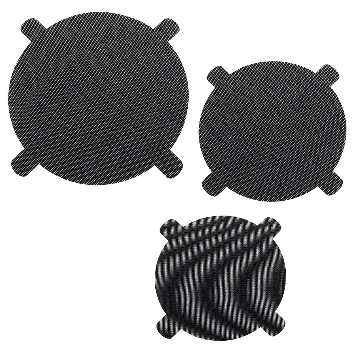 Maximex Proložky mezi pánve, 3 kusy, černá barva černá