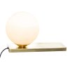 Lampa Dris, koule na zlatém stojanu, Ø 15 cm