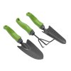 Sada zahradního nářadí, 3 prvky, zelená
