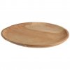 Ozdobný talíř z teakového dřeva, ? 40 cm