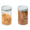 Sada dvou dóz na potraviny, 10 x 15 cm, bílé víko, Kesper
