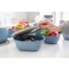 Vzduchotěsná nádoba na potraviny CONNECT BOWL, 700 ml, KOZIOL, nature flower blue