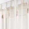 Záclona s dekoračními střapci DALILA, 140 x 240 cm, béžová