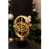 Stolaní lampa se zlatým zdobením CIRCLY