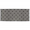 Kuchyňský koberec LOSIBI, bílo-černý, skandinávský design, 50 x 120 cm