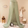 Nebesa nad postýlku CANOPY, bavlna, výška 350 cm, zelené