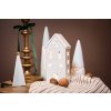 Dekorační keramický domek LED, 16 cm