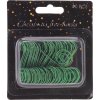 Háčky na vánoční ozdoby, 40 ks, zelené