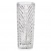 Čtvercová váza s křišťálovým vzorem, 15 cm