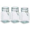 Skleněné dózy na koření, 3 ks, 250 ml