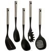 Sada kuchyňského náčiní s ocelovou rukojetí, 5 ks,