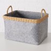 Úložné koše NILO, plstěné, obdélníkové, 2 ks