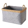 Úložné koše NILO, plstěné, obdélníkové, 2 ks