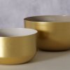 Zlaté dekorační misky, 2 ks