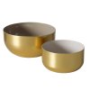 Zlaté dekorační misky, 2 ks