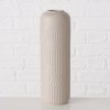 Váza z kameniny ALIETTE, 25 cm, taupe