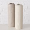 Váza z kameniny ALIETTE, 25 cm, taupe