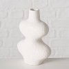 Bílá váza ETASO, organický tvar, 2 ks