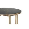 Kávový stolek s imitací mramoru, 45 x 46 cm