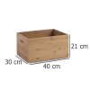 Multifunkční organizér pro uchovávání, bambus, 30 x 21 x 40, ZELLER