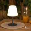 Zahradní lampa ZACK, 30 cm, šedá