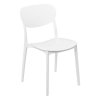 Plastová židle do jídelny, 46 x 54,5 x 79 cm