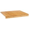 Krájecí bambusové prkénko z ratanu, 46 x 53 x 4,3 cm