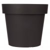 IBERGARDEN Samozavlažovácí plastový květináč, antracitový, Ø 27,3