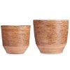 Keramické květináče DOTS&LINES, 2 ks: Ø 20  cm i Ø 25 cm