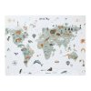 Podložka na psací stůl s mapou světa, 60 x 45 cm