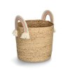 Úložný pletený košík z mořské trávy, Ø 35 cm
