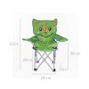 Dětská turistická židle, skládací, 57 x 32 x 60 cm, zelená