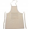 Kuchyňská pruhovaná zástěra, regulační, pánská nebo dámská