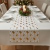 Běhoun na stůl se zlatým vzorem perníku, 28 x 300 cm