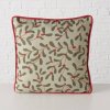 Dekorační polštář MISTLETOE, 45 x 45 cm, khaki