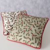 Dekorační polštář MISTLETOE, 45 x 45 cm, khaki