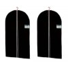 Černý obal na oblečení, 2 kusy, 150x60 cm