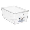 Krabice s víkem SELENA, průhledné do skříně, 4 l