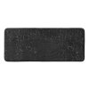 Podlouhlá koupelnová předložka s reliéfním vzorem, 50 x 120 cm, antracitová