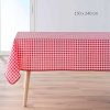 Obdélníkový ubrus VICHY, 150 x 240 cm, kostkovaný, červený