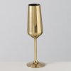 Zlatá sklenice na šampaňské ADORA, 195 ml