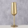 Zlatá sklenice na šampaňské ADORA, 195 ml