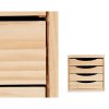 Dřevěný organizér MINI, 3 zásuvky, 38,5 x 30 x 37,4 cm