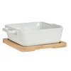 Zapékací miska na bambusovém tácu ATENA, 300 ml