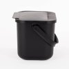 Kuchyňská nádoba na bioodpad, 6 l, černá