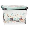 Úložný box na hračky s víkem BEEP BEEP, 22 l