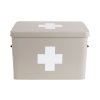 Kovová lékárnička present time, 31,5 x 19 x 21 cm, šedá