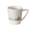 Bílý hrnek se zimním motivem, HOMEWOOD, 300 ml